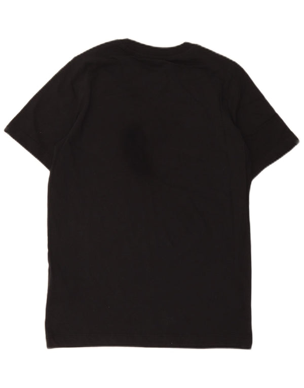 Nike Boys Graphic T-Shirt Top 12-13 Years Large Black Cotton