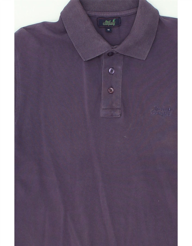 BEST COMPANY Mens Polo Shirt Medium Purple Cotton | Vintage Best Company | Thrift | Second-Hand Best Company | Used Clothing | Messina Hembry 