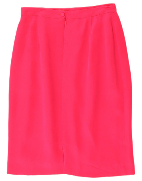 Vintage Womens Pencil Skirt W28 Medium Pink
