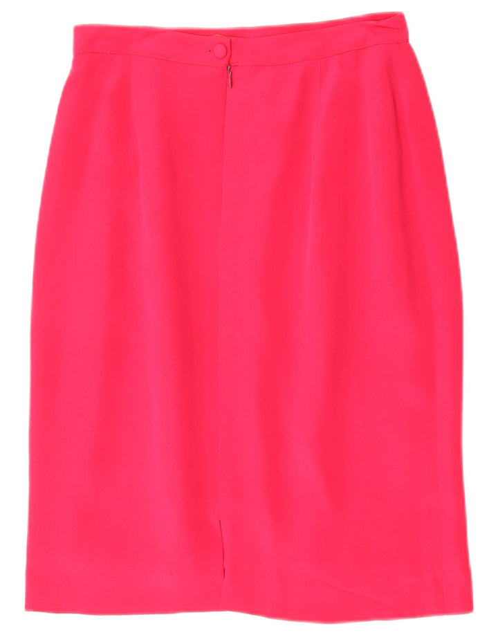 Vintage Womens Pencil Skirt W28 Medium Pink