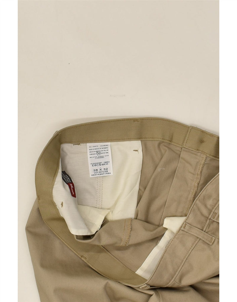 WRANGLER Mens Straight Casual Trousers W38 L32 Beige Cotton | Vintage Wrangler | Thrift | Second-Hand Wrangler | Used Clothing | Messina Hembry 