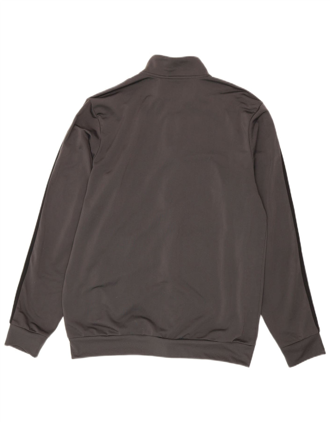 Adidas Mens Tracksuit Top Jacket Large Grey Polyester