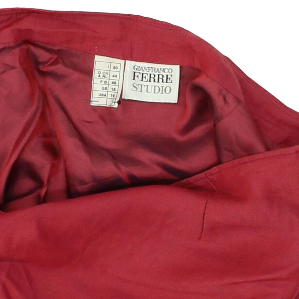 Gianfranco Ferre Womens Pink Knee Length Skirt | Vintage High End Designer VTG | Vintage Messina Hembry | Thrift | Second-Hand Messina Hembry | Used Clothing | Messina Hembry 