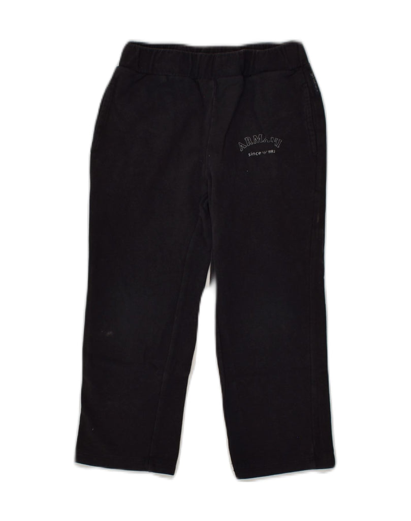 ARMANI JUNIOR Boys Tracksuit Trousers 2-3 Years Navy Blue Cotton | Vintage Armani Junior | Thrift | Second-Hand Armani Junior | Used Clothing | Messina Hembry 