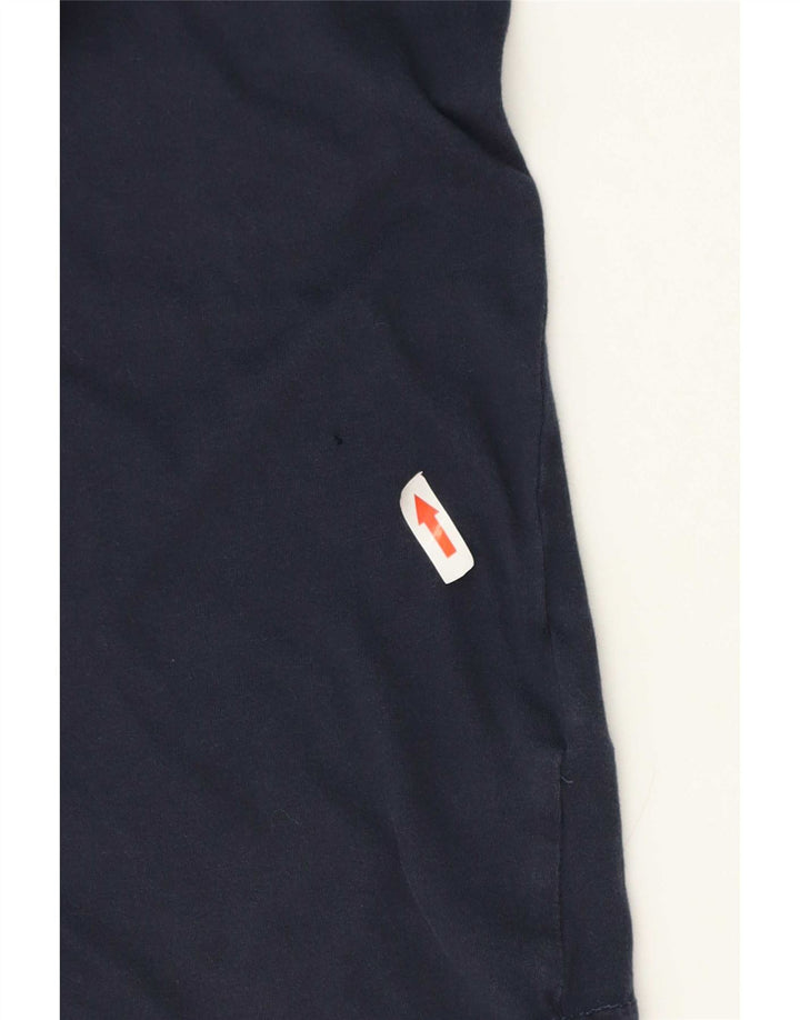 Tommy Hilfiger Mens Graphic T-Shirt Top Medium Navy Blue Cotton