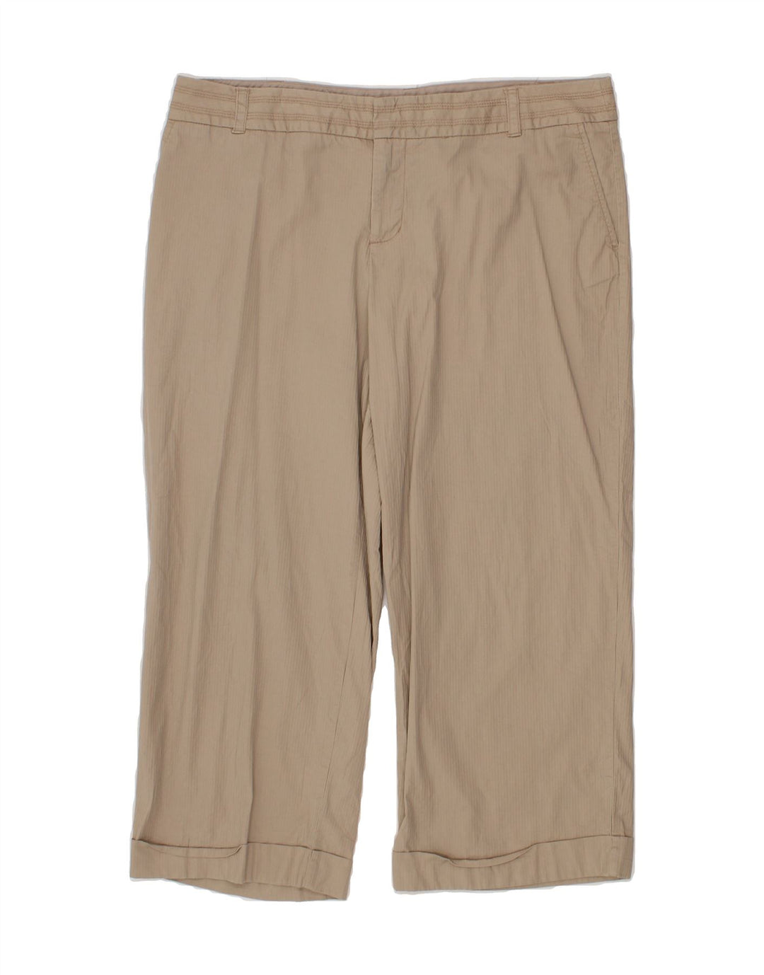MOSSIMO Womens Straight Cropped Trousers US 16 2XL W38 L24 Beige Cotton Vintage Mossimo and Second-Hand Mossimo from Messina Hembry 