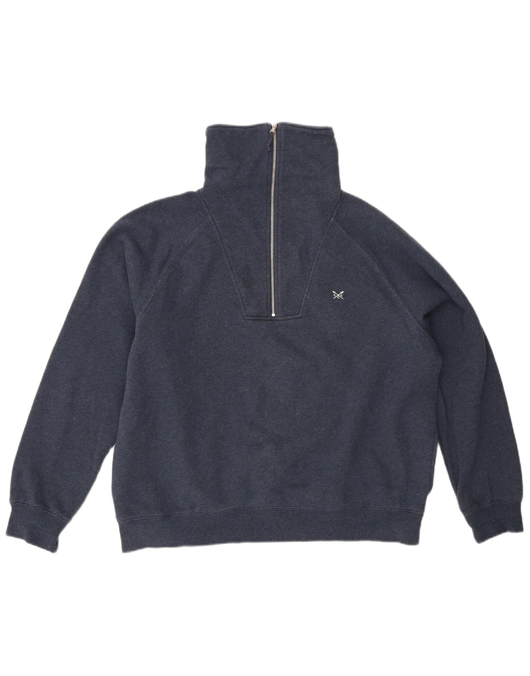 Crew Clothing Womens Oversized Sweatshirt Jumper UK 14 Large Navy Blue