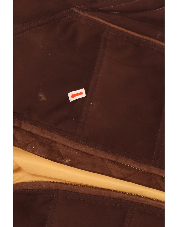 Musto Womens Padded Gilet UK 16 Large Brown Polyester