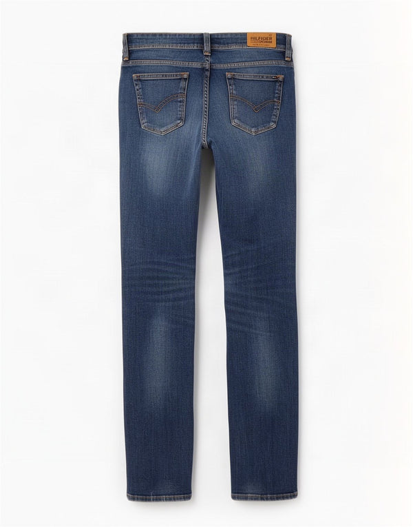 Tommy Hilfiger Womens Slim Jeans W26 L32 Blue Cotton
