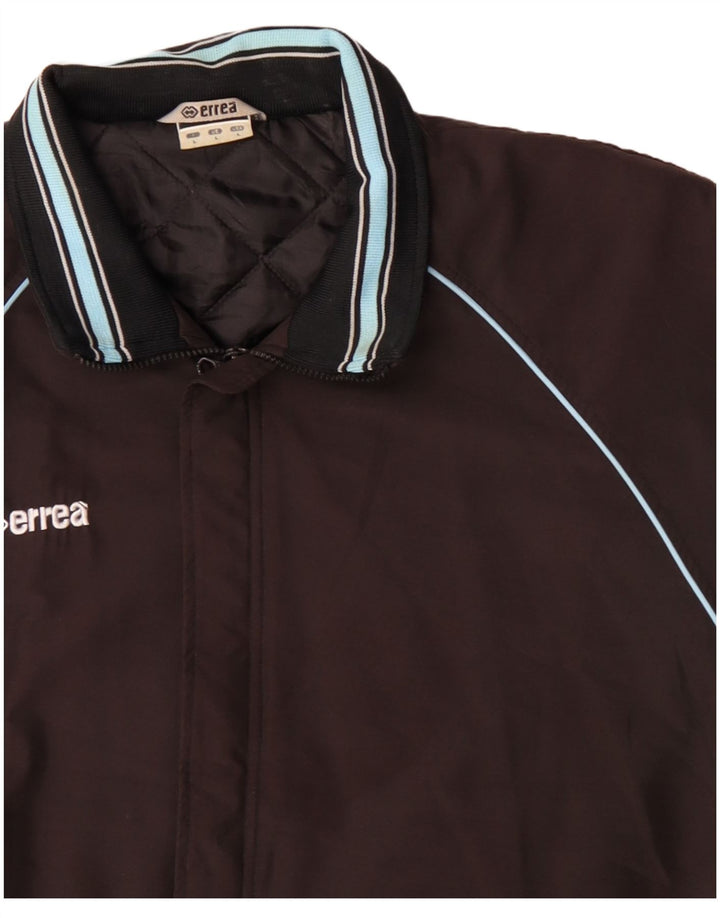 Errea Mens Bomber Jacket UK 40 Large Brown Polyester