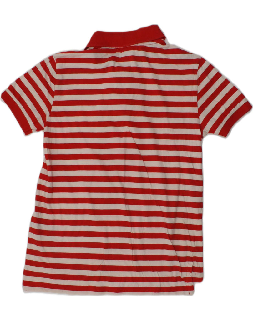 POLO RALPH LAUREN Girls Polo Shirt 6-7 Years Red Striped Cotton | Vintage Polo Ralph Lauren | Thrift | Second-Hand Polo Ralph Lauren | Used Clothing | Messina Hembry 