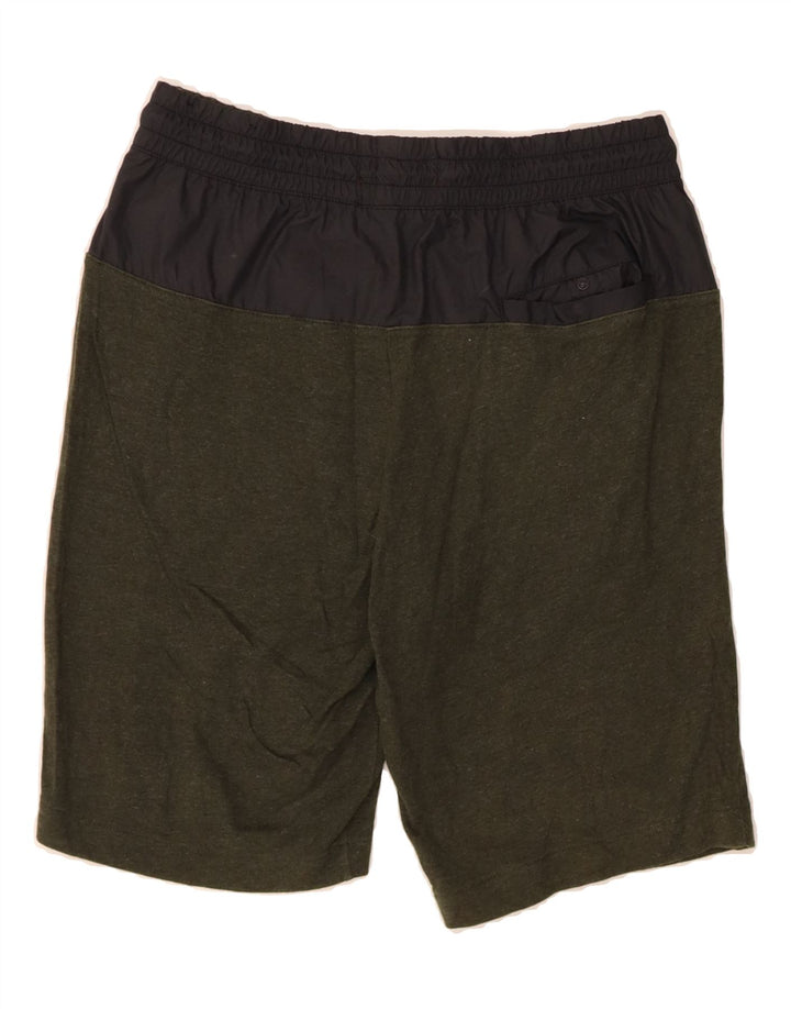 NIKE Mens Sport Shorts Medium  Khaki Colourblock Cotton Vintage Nike and Second-Hand Nike from Messina Hembry 
