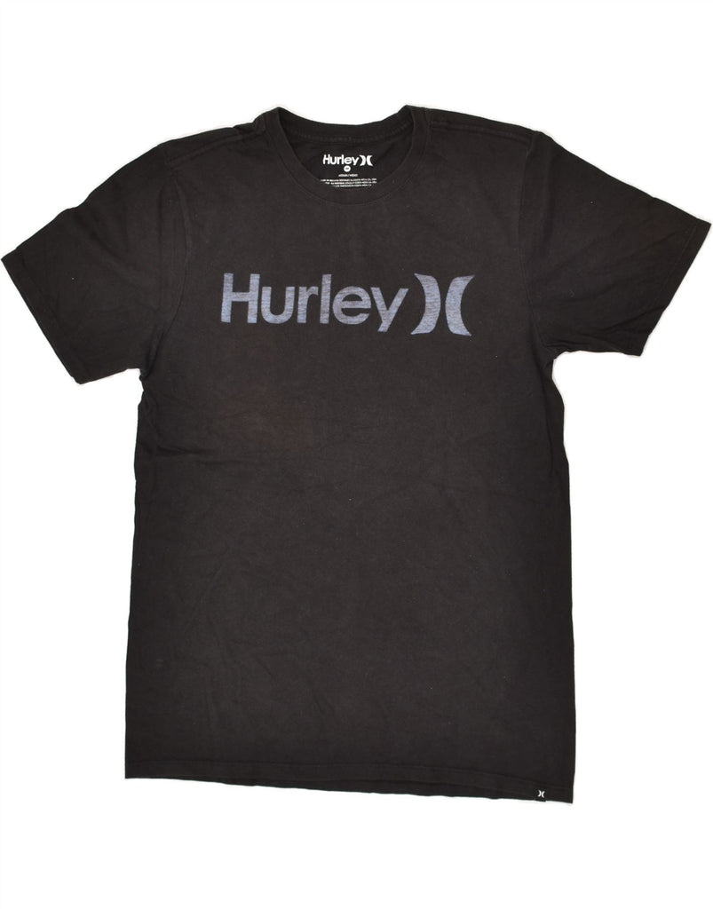 HURLEY Mens Graphic T-Shirt Top Medium Black Cotton | Vintage Hurley | Thrift | Second-Hand Hurley | Used Clothing | Messina Hembry 