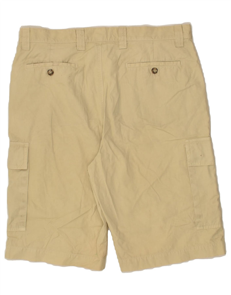 BELFE & BELFE Mens Cargo Shorts IT 50 Large W34  Beige Cotton | Vintage Belfe & Belfe | Thrift | Second-Hand Belfe & Belfe | Used Clothing | Messina Hembry 