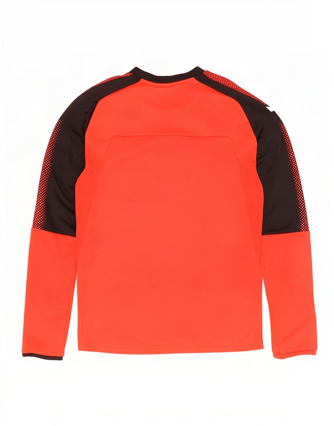 Puma Mens Graphic Top Long Sleeve Small Red Colourblock Polyester