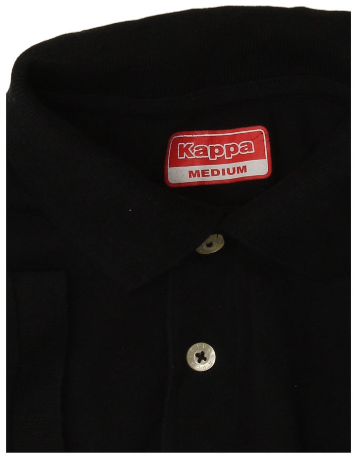 Kappa Mens Polo Shirt Medium Black