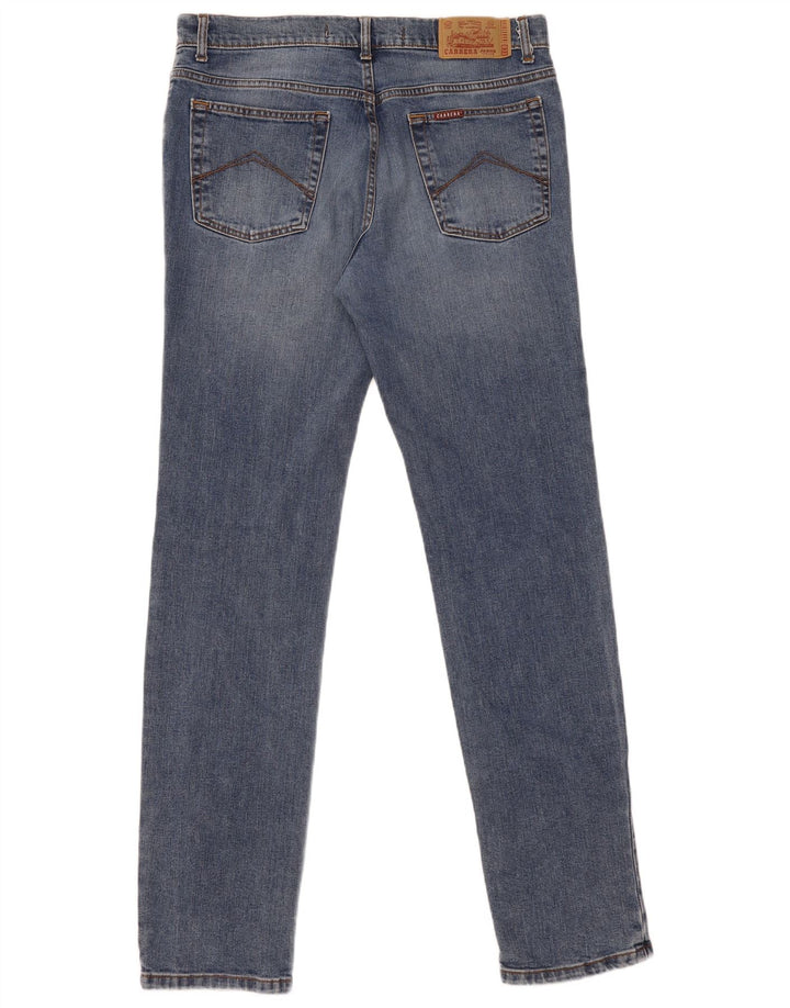 Carrera Mens 700 Straight Jeans W35 L35 Blue Cotton