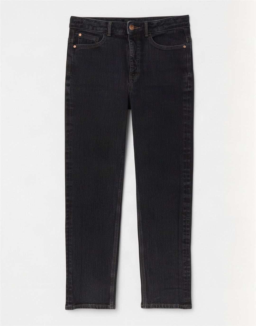 Marks & Spencer Womens Slim Jeans UK 12 Medium W28 L28 Grey Cotton