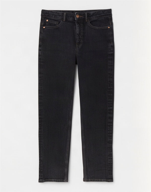 Marks & Spencer Womens Slim Jeans UK 12 Medium W28 L28 Grey Cotton