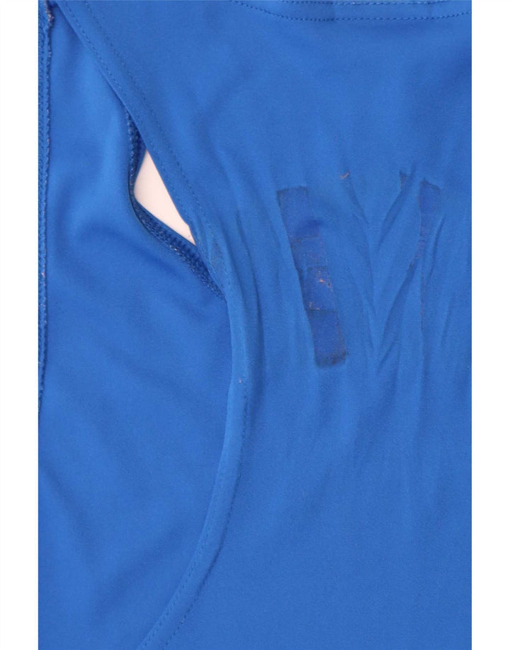 Adidas Mens Vest Top Medium Blue Polyester