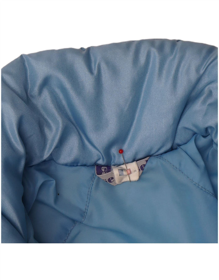 Ellesse Womens Quilted Jacket EU 38 Medium Blue