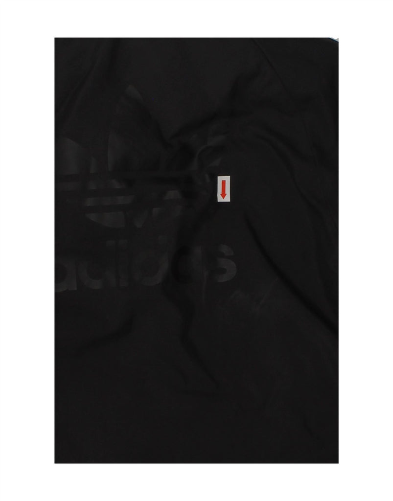 ADIDAS Boys Windbreaker Jacket 5-6 Years Black Polyester | Vintage Adidas | Thrift | Second-Hand Adidas | Used Clothing | Messina Hembry 