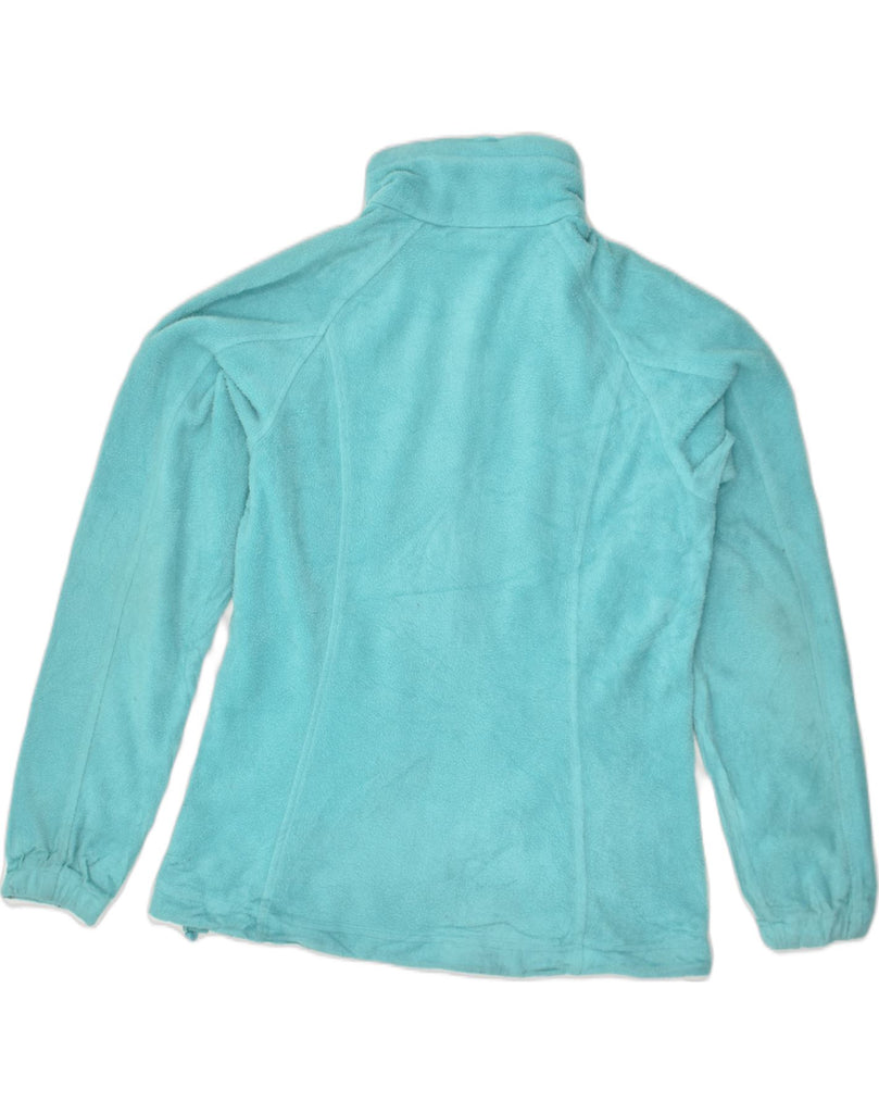 COLUMBIA Womens Fleece Jacket UK 10 Small Turquoise Polyester | Vintage Columbia | Thrift | Second-Hand Columbia | Used Clothing | Messina Hembry 