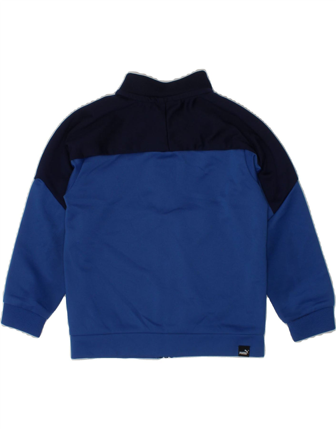 PUMA Baby Boys Tracksuit Top Jacket 12-18 Months Blue Colourblock Vintage Puma and Second-Hand Puma from Messina Hembry 