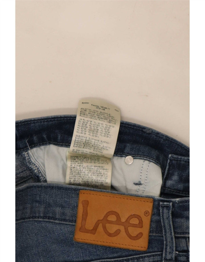 Lee Mens Luke Slim Jeans W31 L34 Blue Cotton