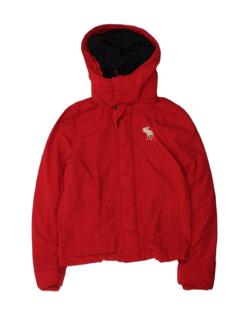 ABERCROMBIE & FITCH Boys Hooded Windbreaker Jacket 11-12 Years XL Red | Vintage Abercrombie & Fitch | Thrift | Second-Hand Abercrombie & Fitch | Used Clothing | Messina Hembry 