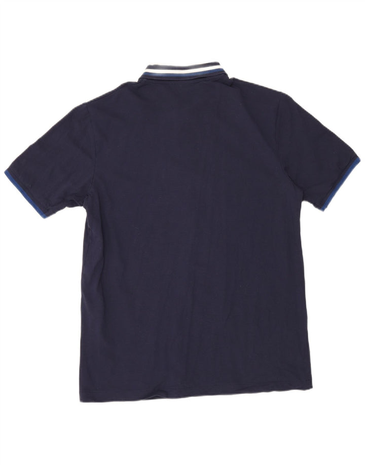 Ellesse Mens Polo Shirt XL Navy Blue Cotton