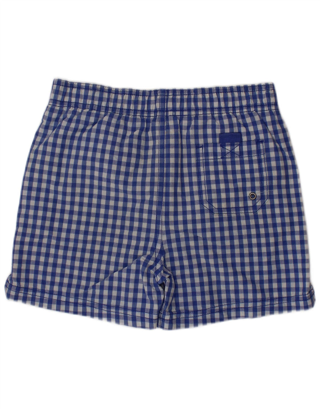 POLO RALPH LAUREN Baby Boys Swimwear 18-24 Months  Blue Gingham Cotton