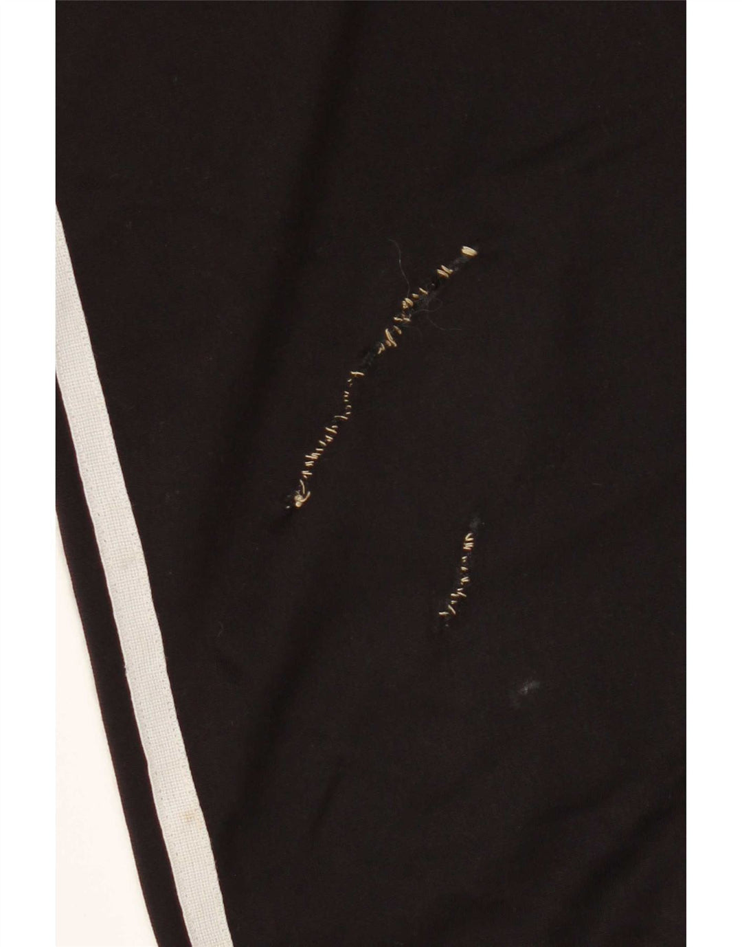 Adidas Mens Tracksuit Top Jacket UK 34/36 Small Black Polyester