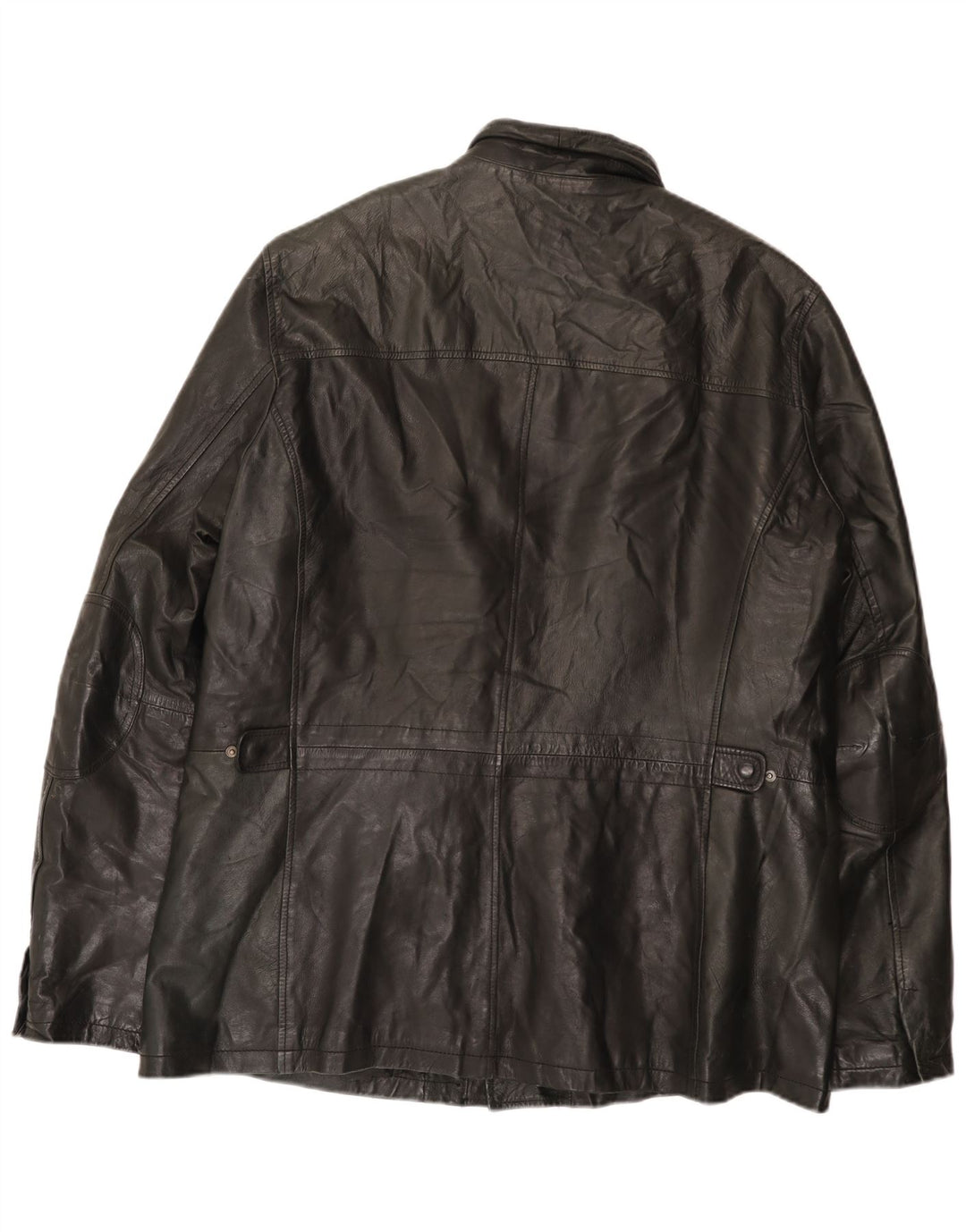 Vintage Mens Leather Jacket UK 42 XL Black
