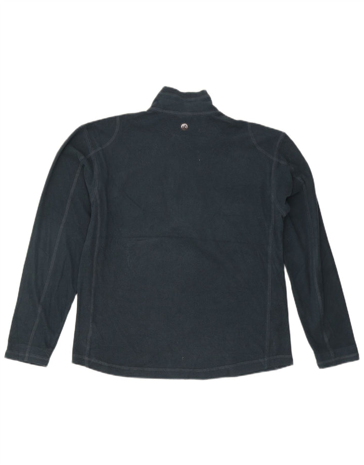 Columbia Mens Zip Neck Fleece Jumper Small Green Polyester