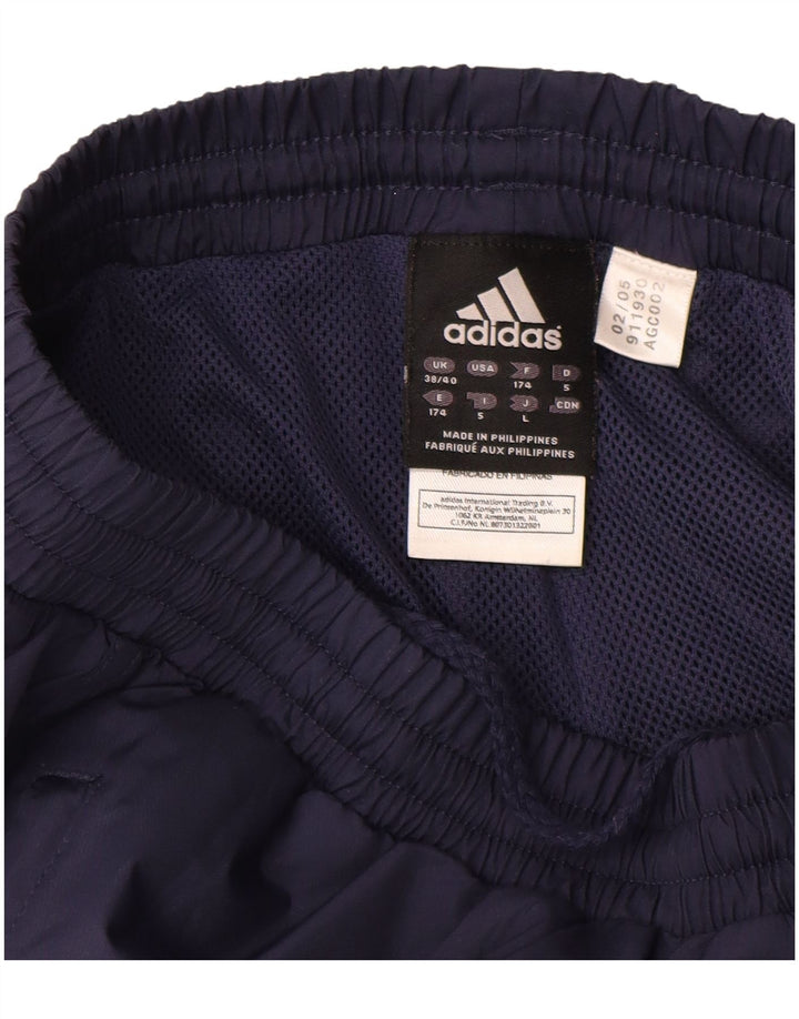 ADIDAS Mens Tracksuit Trousers Joggers UK 38/40 Medium  Navy Blue