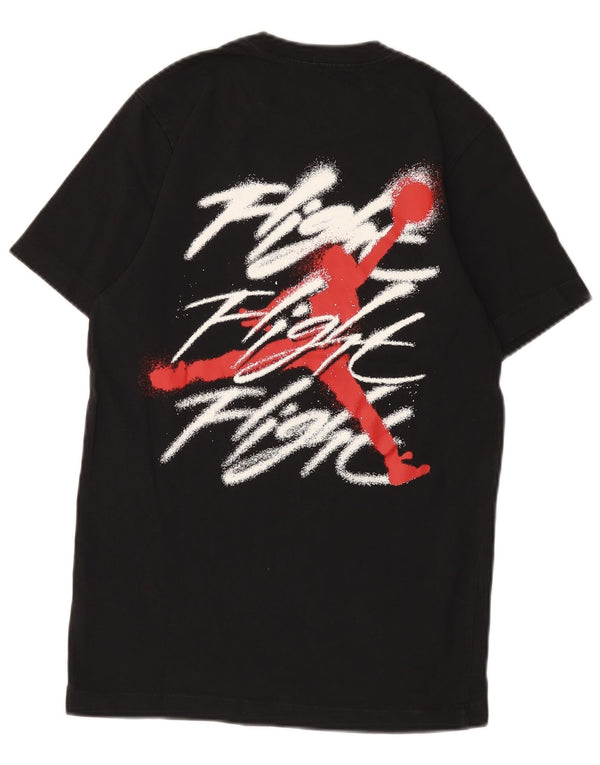 Jordan Mens Graphic T-Shirt Top XS Black Cotton