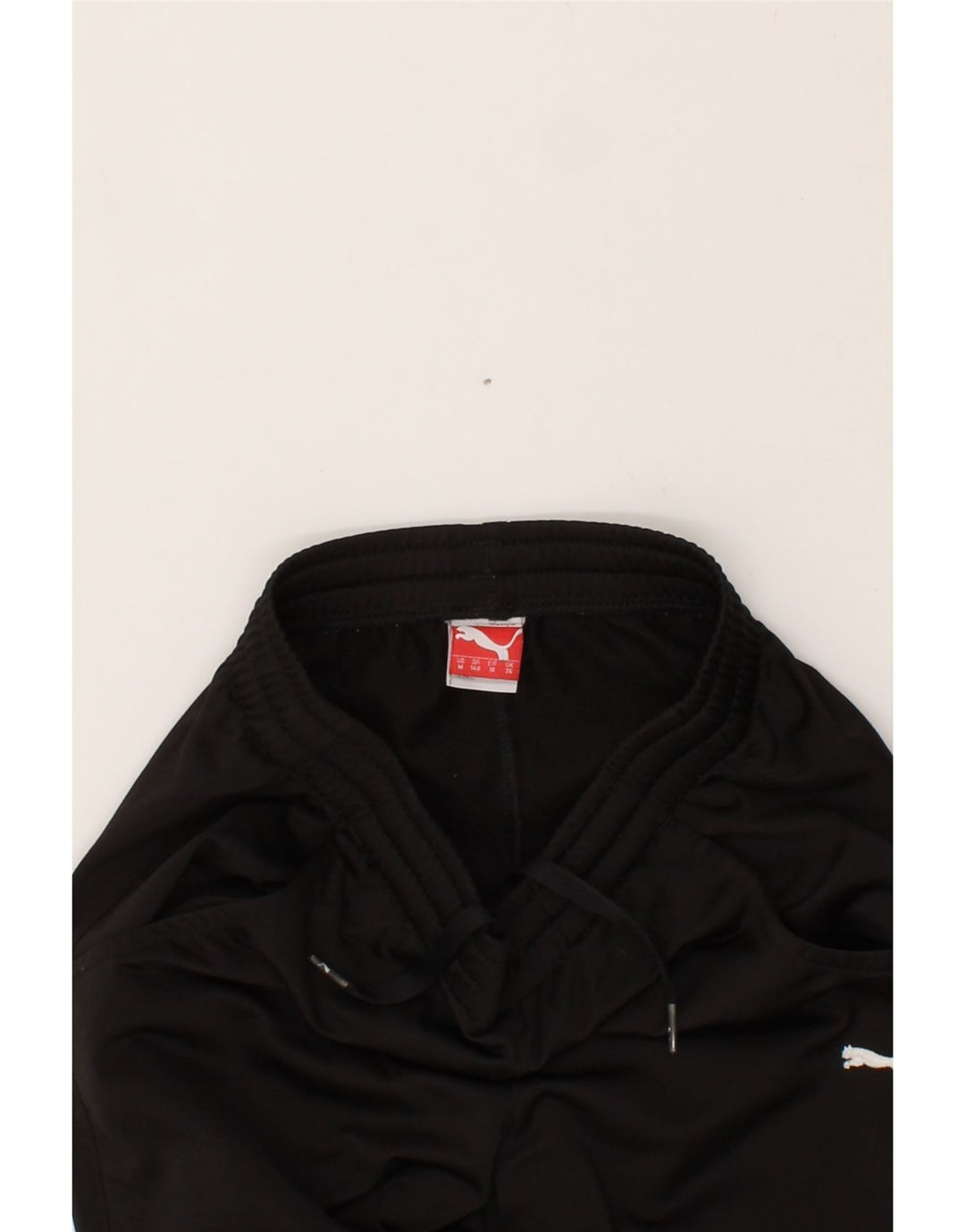 PUMA Boys Graphic Tracksuit Trousers Joggers 7-8 Years Small Black Vintage Puma and Second-Hand Puma from Messina Hembry 