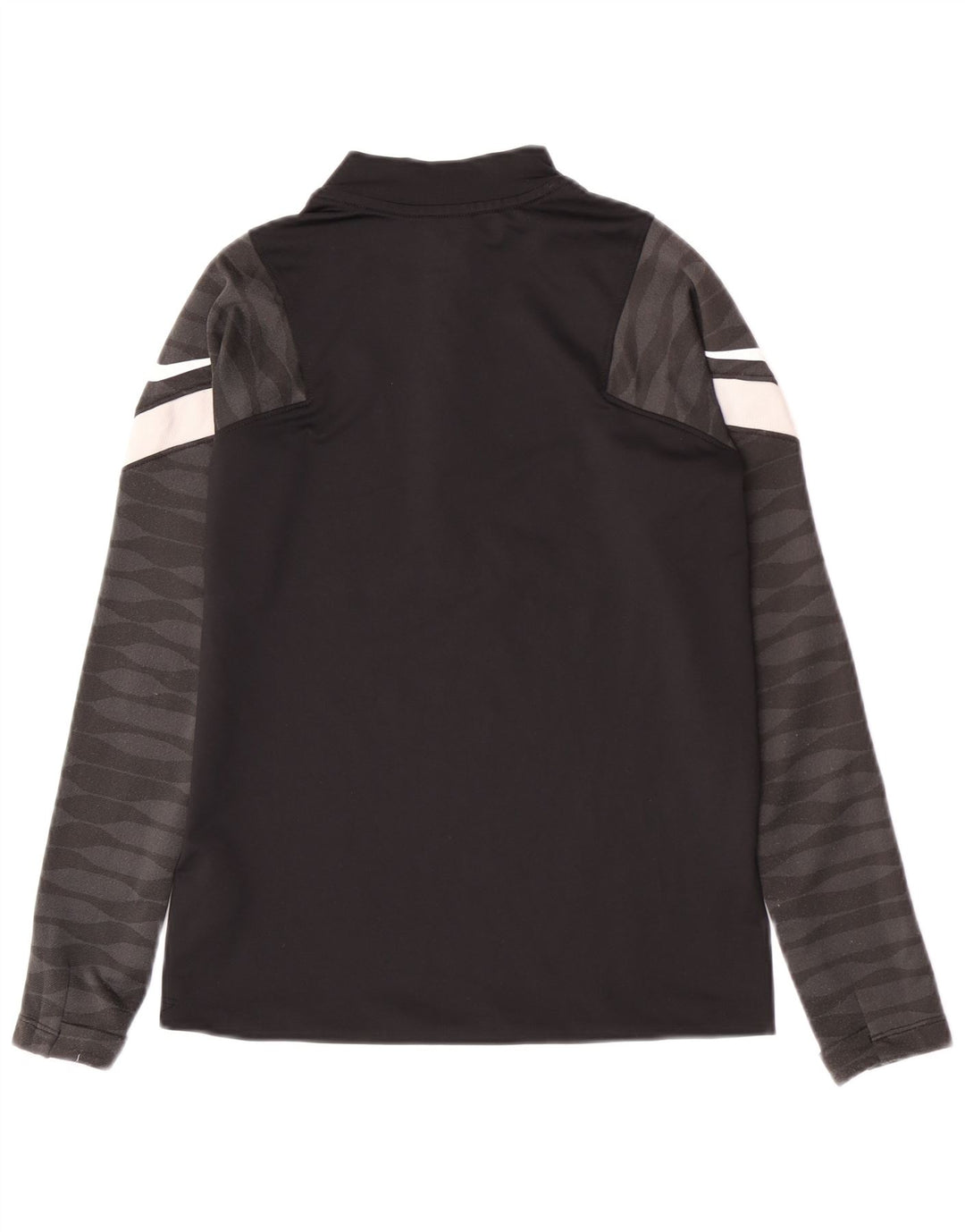 Nike Boys Zip Neck Regular Tracksuit Top 10-11 Years Medium Black Sports