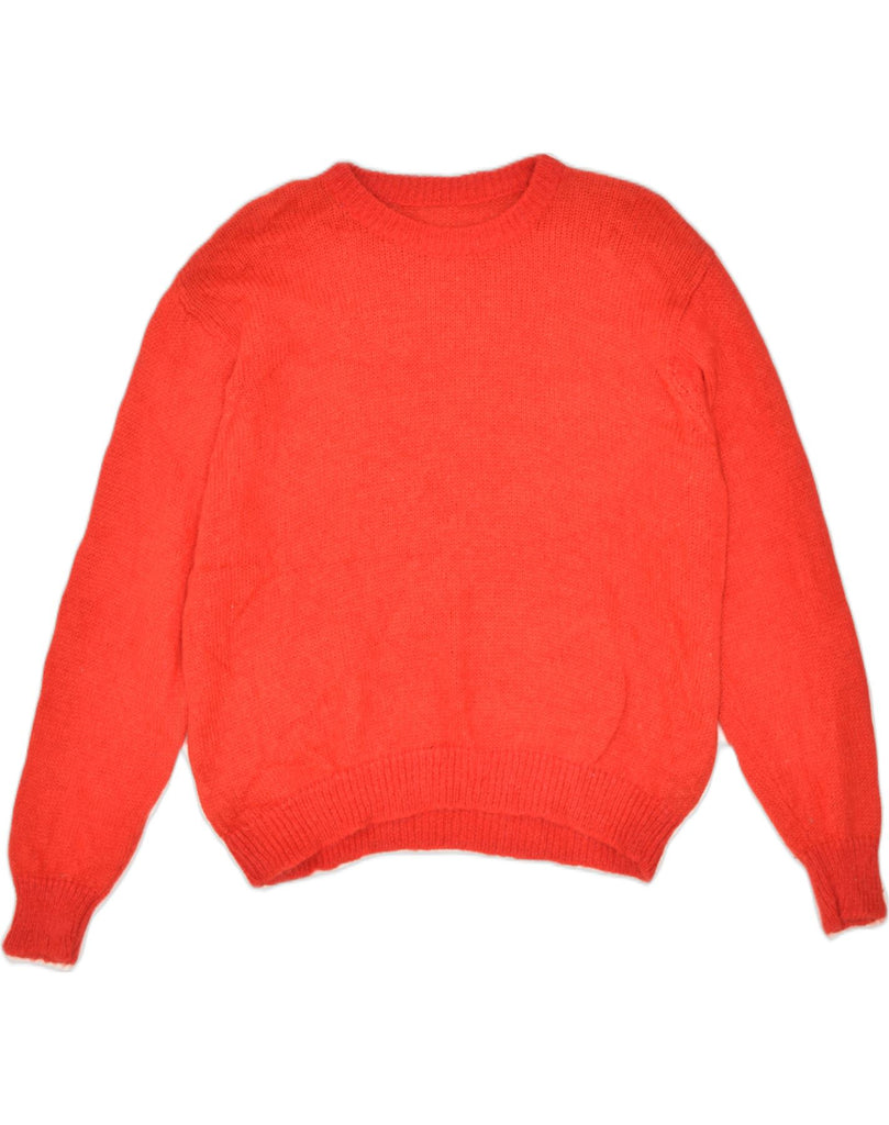 VINTAGE Womens Crew Neck Jumper Sweater UK 20 2XL Red Wool | Vintage | Thrift | Second-Hand | Used Clothing | Messina Hembry 