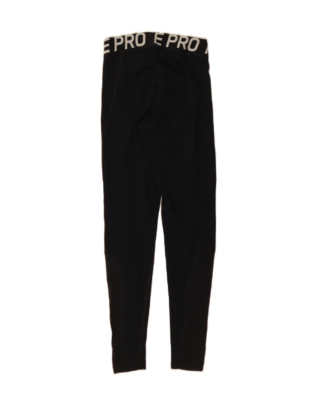 NIKE Womens Graphic Leggings UK 10 Small Black Polyester Vintage Nike and Second-Hand Nike from Messina Hembry 