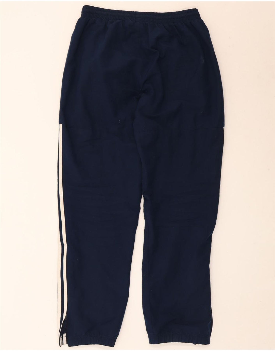 Adidas Mens Tracksuit Trousers Joggers Medium Navy Blue Polyester