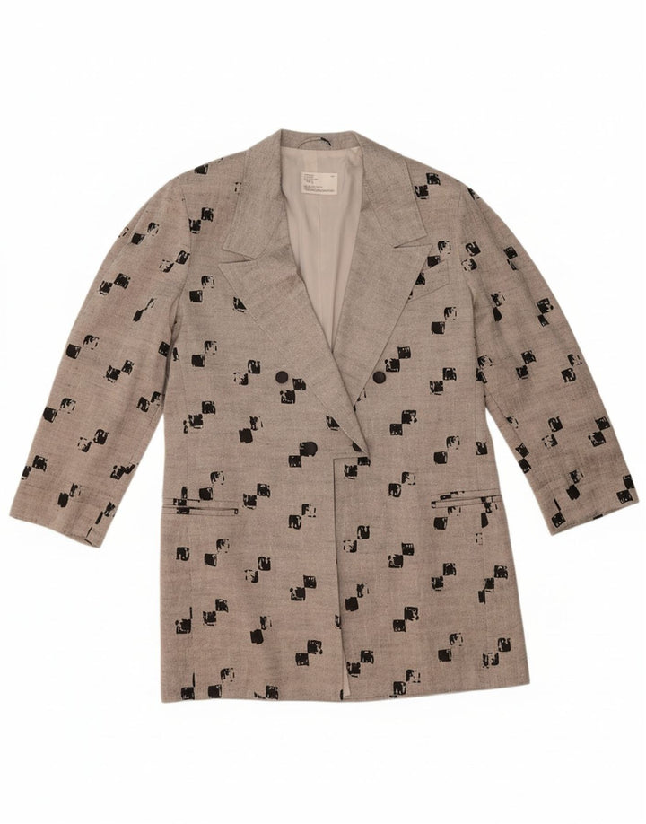 CHARLET+THOMASCHEWSKI Womens Longline Blazer Jacket EU 40 Medium Grey