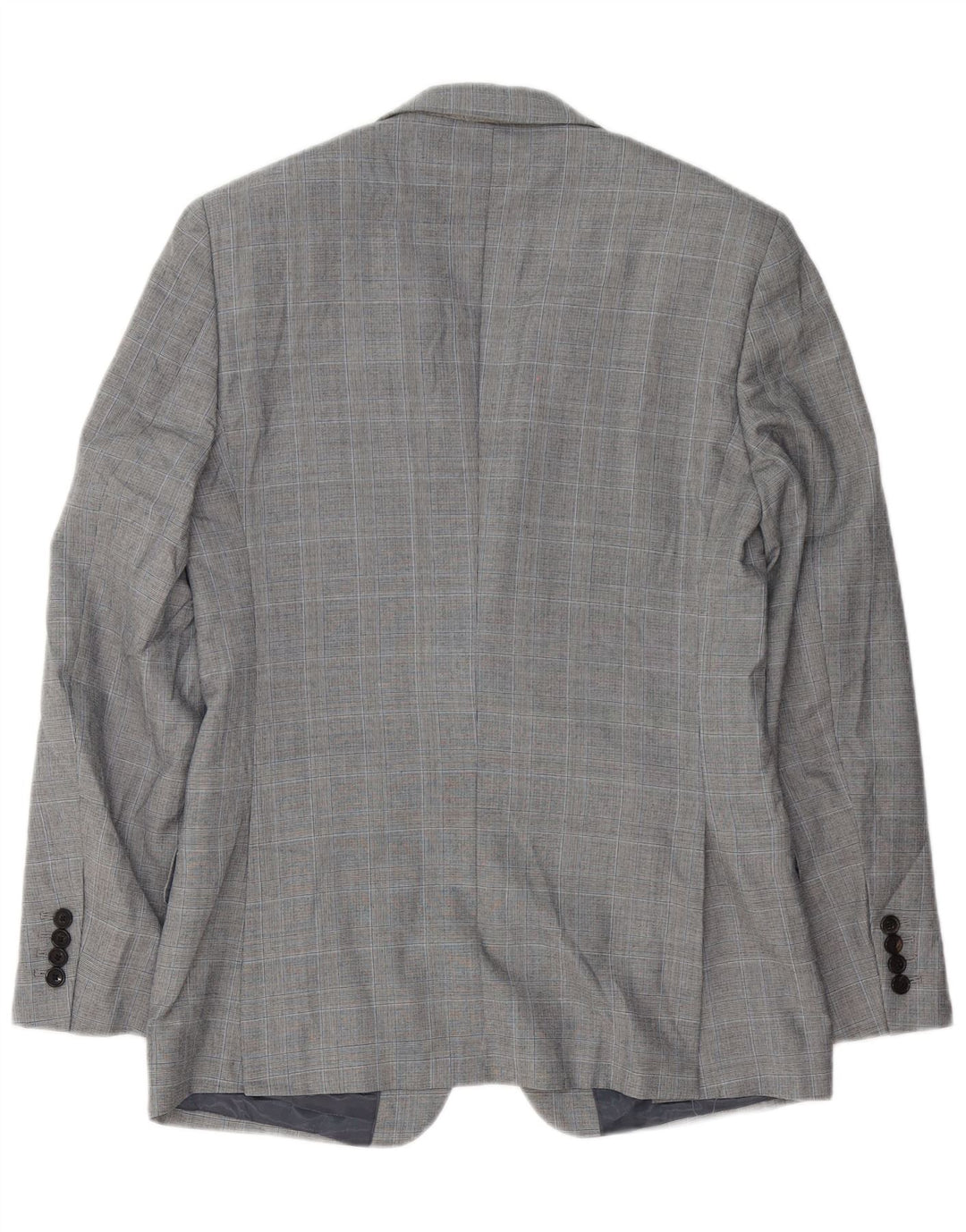 Reiss Mens 1 Button Blazer Jacket UK 36 Small Grey Check