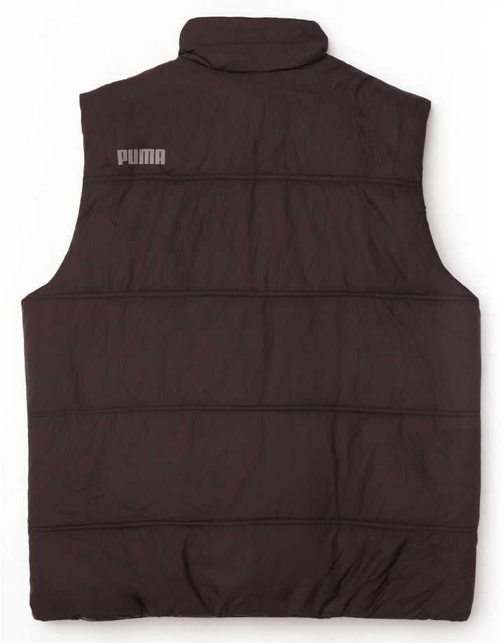 Puma Mens Graphic Padded Gilet UK 42 XL Black Polyester