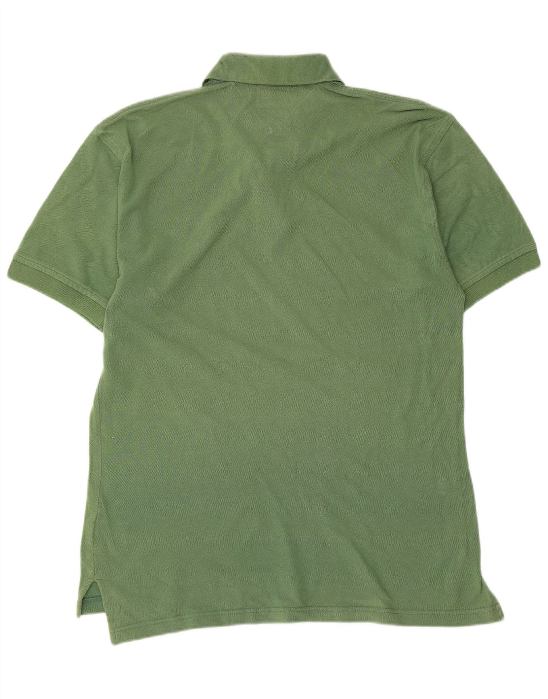 TOMMY HILFIGER Mens Polo Shirt Small Green Cotton