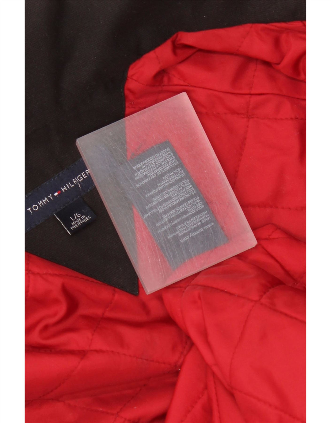 Tommy Hilfiger Mens Graphic Windbreaker Jacket UK 40 Large Black