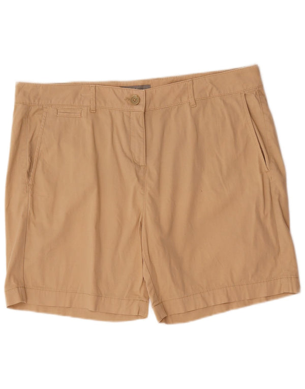 Marks & Spencer Womens Chino Shorts UK 16 Large W38  Beige Cotton