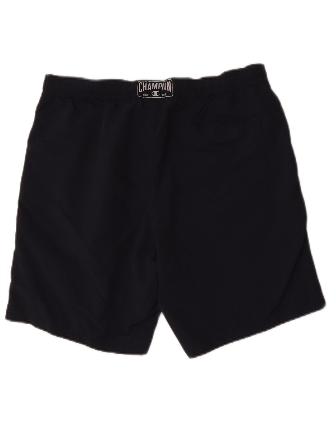 Champion Mens Graphic Swimming Shorts Medium  Navy Blue Polyester