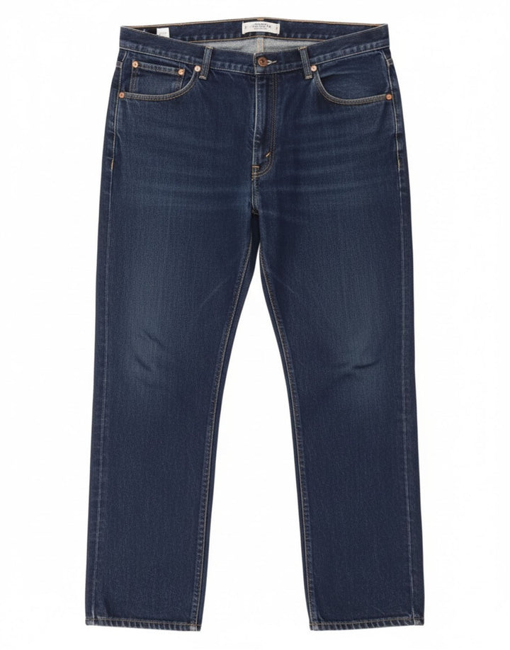 Levi's Mens 581 Straight Jeans W40 L30 Navy Blue Cotton